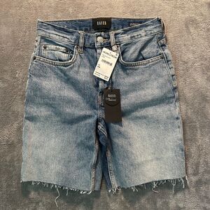 NWT NEW Rails Beachwood High Rise Bermuda Shorts Size 23 Lake Cutoff Denim Jean